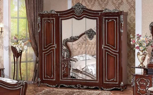 Спальня Джоконда люкс АРД, темный орех в Москве купить в интернет магазине - 5 Китов