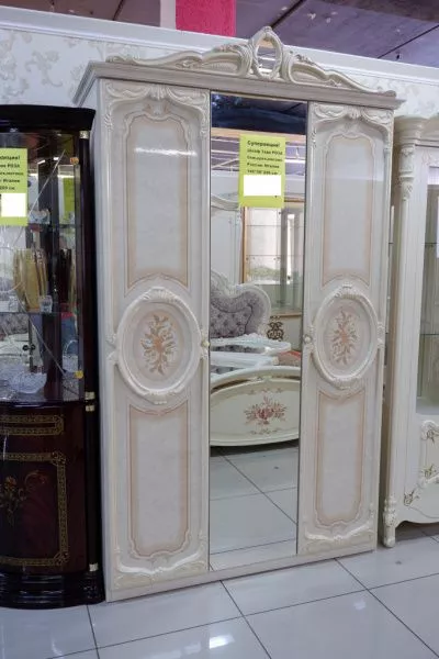 Спальня Роза, беж глянец в Москве купить в интернет магазине - 5 Китов