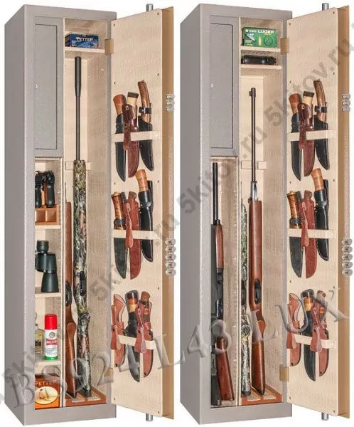 Элитный оружейный сейф GunSafe BS924.L43 Lux в Москве купить в интернет магазине - 5 Китов