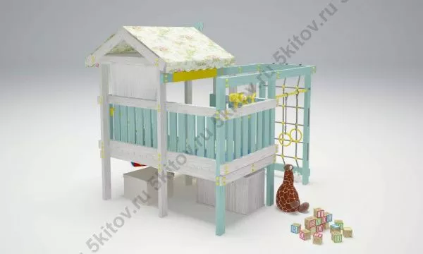 Кровать-игровой комплекс Савушка Baby 1 в Москве купить в интернет магазине - 5 Китов