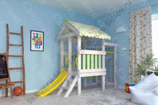 Кровать-игровой комплекс Савушка Baby 13 в Москве купить в интернет магазине - 5 Китов