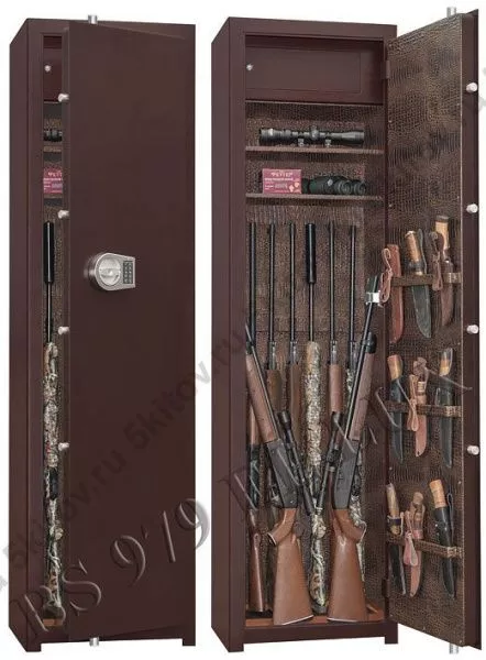 Элитный оружейный сейф GunSafe BS979.EL Lux в Москве купить в интернет магазине - 5 Китов