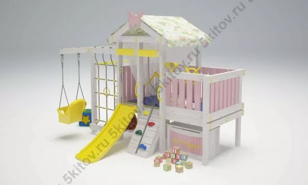 Кровать-игровой комплекс Савушка Baby 6 в Москве купить в интернет магазине - 5 Китов