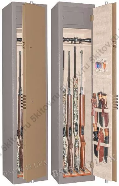 Элитный оружейный сейф GunSafe BS95.L43 Lux в Москве купить в интернет магазине - 5 Китов