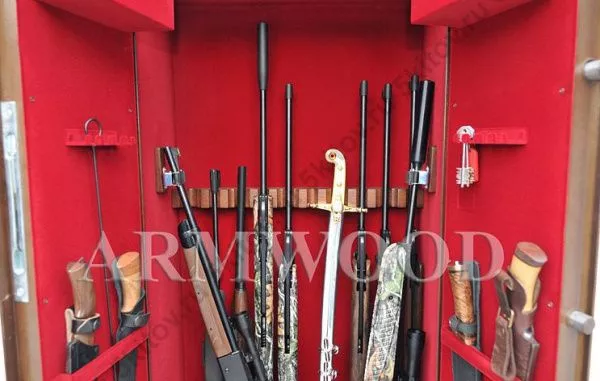 Оружейный сейф в дереве Armwood 73d32 EL Flock в Москве купить в интернет магазине - 5 Китов