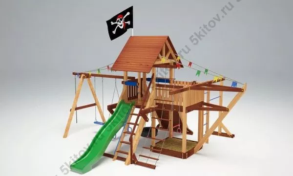 Детская площадка Савушка Lux 6 в Москве купить в интернет магазине - 5 Китов