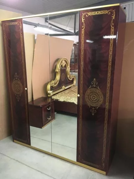 Спальня Леди, могано глянец, золото в Москве купить в интернет магазине - 5 Китов