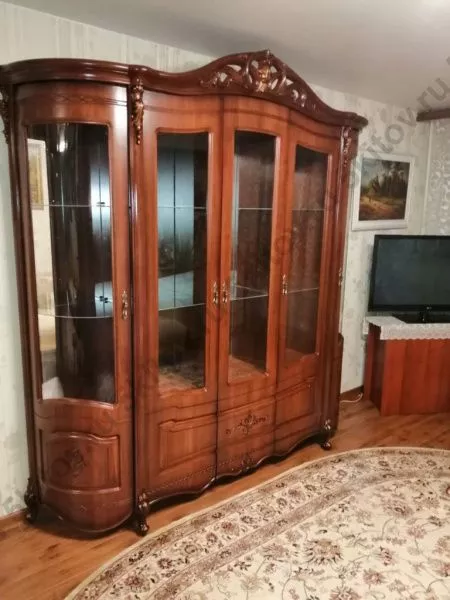 Витрина 5-ти дверная Аллегро - 8, орех в Москве купить в интернет магазине - 5 Китов