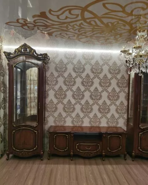 Тумба ТВ Элиза 7 орех глянец в Москве купить в интернет магазине - 5 Китов