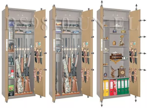 Универсальный сейф для хранения оружия и ценностей GunSafe BS9810 UN EL в Москве купить в интернет магазине - 5 Китов