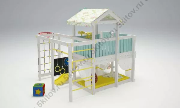 Кровать-игровой комплекс Савушка Baby 8 в Москве купить в интернет магазине - 5 Китов