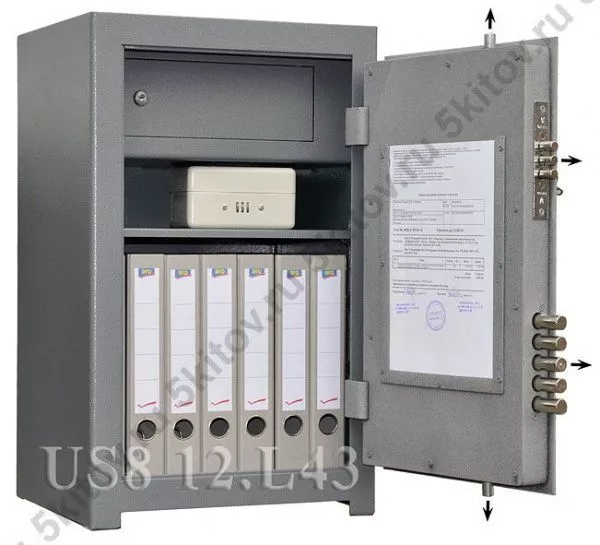 Универсальный сейф для документов, пистолетов, боеприпасов GunSafe US8 12.L43 в Москве купить в интернет магазине - 5 Китов