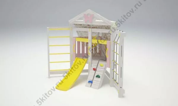Кровать-игровой комплекс угловой Савушка Baby 9 в Москве купить в интернет магазине - 5 Китов