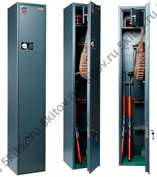 Металлический шкаф для хранения оружия AIKO БЕРКУТ-165 EL в Москве купить в интернет магазине - 5 Китов