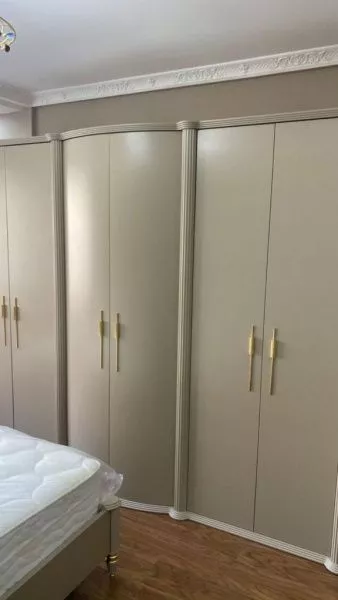 Спальный гарнитур Моника карат (кровать 1,8, тумба прикроватная 2шт., туалетный стол с зеркалом, шкаф 6-и дверный) в Москве купить в интернет магазине - 5 Китов