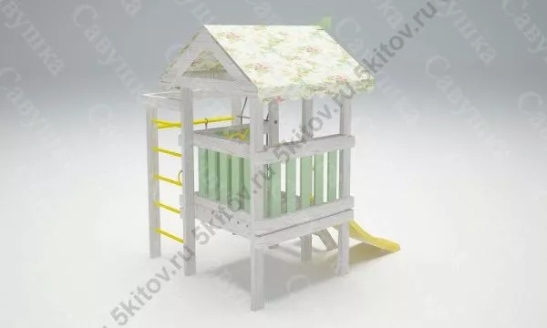 Кровать-игровой комплекс Савушка Baby 12 в Москве купить в интернет магазине - 5 Китов