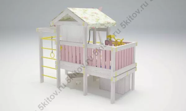 Кровать-игровой комплекс Савушка Baby 2 в Москве купить в интернет магазине - 5 Китов
