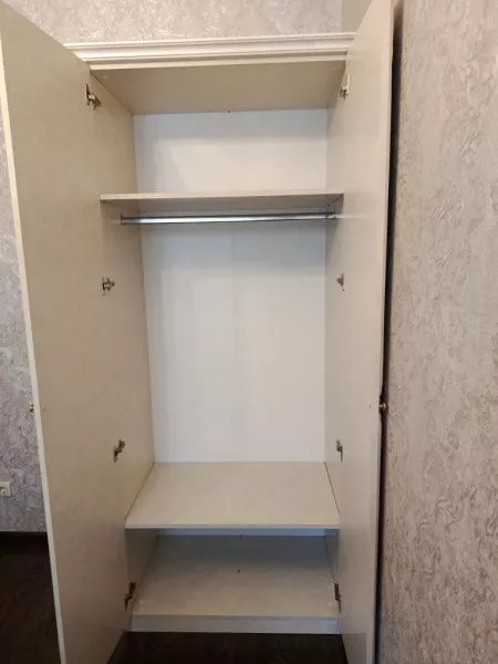 Шкаф 2-х дверный Роза, беж глянец в Москве купить в интернет магазине - 5 Китов