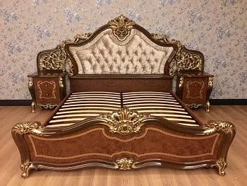 Кровать 1,8м Джоконда Диа, орех глянец