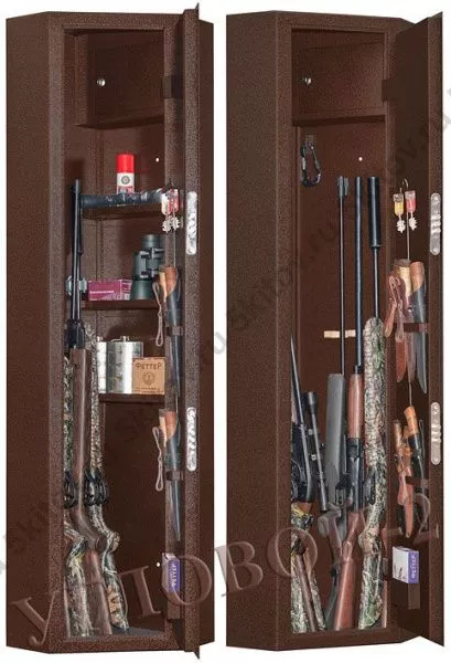 Оружейный сейф GunSafe Угловой №2 в Москве купить в интернет магазине - 5 Китов