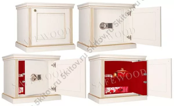 Элитный сейф в дереве SafeWood 57EL DS2 Flock Patina в Москве купить в интернет магазине - 5 Китов