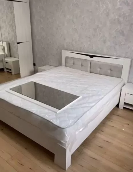 Кровать двухспальная 180*200 Гарда белая в Москве купить в интернет магазине - 5 Китов
