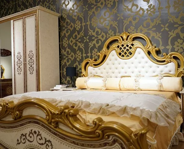 Шкаф 6-ти дверный Анита, беж глянец в Москве купить в интернет магазине - 5 Китов
