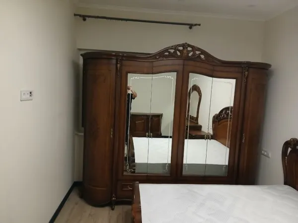Комплект спальни Аллегро 1Д1 орех (кровать 1,8, тумба прикроватная 2 шт., туалетный стол с зеркалом, шкаф 6-и дверный) в Москве купить в интернет магазине - 5 Китов
