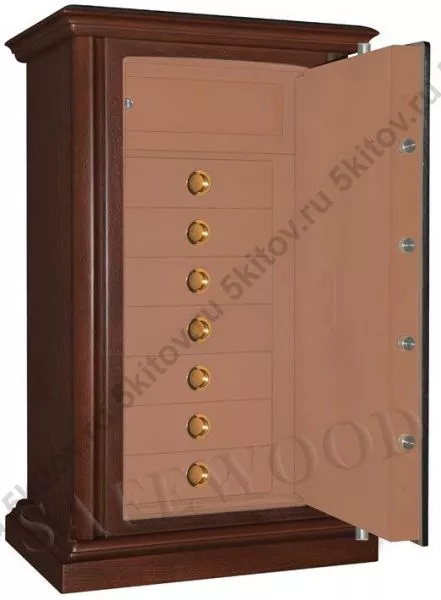 Элитный сейф в дереве SafeWood 112EL Flock 7Dr в Москве купить в интернет магазине - 5 Китов