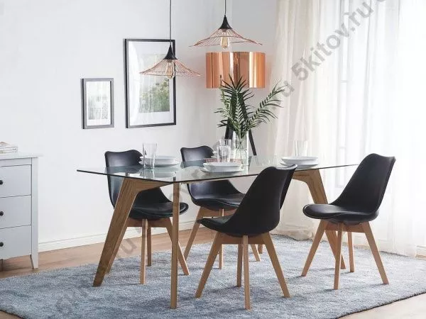 Стул Eames Bon черный в Москве купить в интернет магазине - 5 Китов