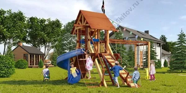 Детская площадка Савушка Lux 13 в Москве купить в интернет магазине - 5 Китов