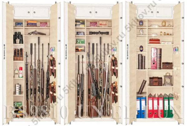 Элитный универсальный сейф GunSafe BS9810 UN EL Lux в Москве купить в интернет магазине - 5 Китов