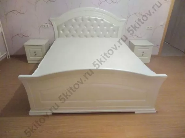 Комплект спальни Венера (кровать 1,6, тумба прикр.-2 шт., комод, зеркало, шкаф 4-х дв.), беж в Москве купить в интернет магазине - 5 Китов