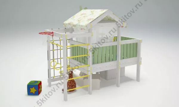 Кровать-игровой комплекс Савушка Baby 3 в Москве купить в интернет магазине - 5 Китов