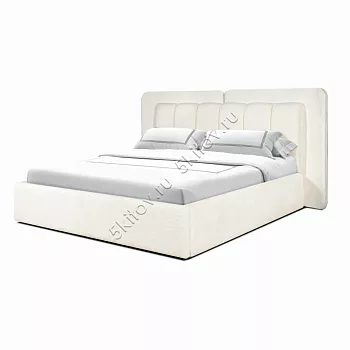 Кровать двухспальная 180*200 с подъёмным механизмом Бордо ваниль в Москве купить в интернет магазине - 5 Китов
