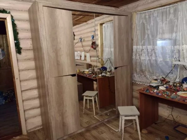 Комплект спальни Гарда дуб каньон (Кровать 1,6, тумба прикроватная 2шт., комод с зеркалом, шкаф 4-х дверный) в Москве купить в интернет магазине - 5 Китов