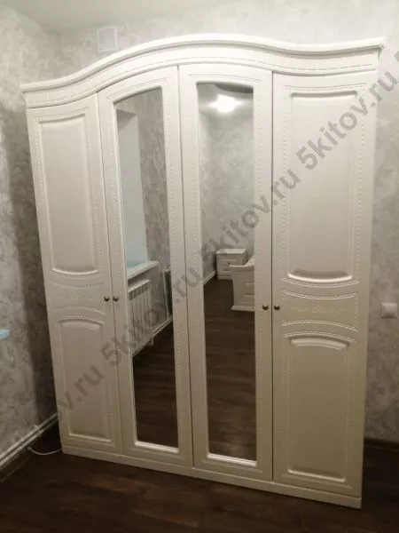 Шкаф 4-х дверный Венера, беж в Москве купить в интернет магазине - 5 Китов