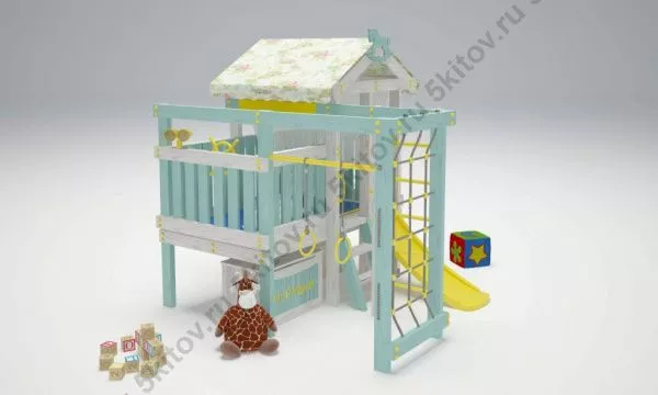 Кровать-игровой комплекс Савушка Baby 1 в Москве купить в интернет магазине - 5 Китов