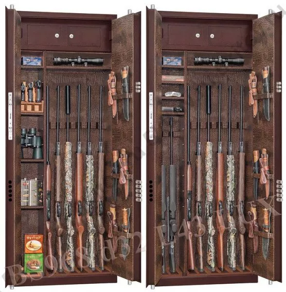 Элитный оружейный сейф GunSafe BS968.d32.L43 Lux в Москве купить в интернет магазине - 5 Китов