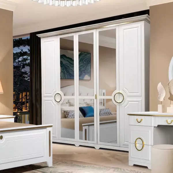 Спальня Мармарис белая в Москве купить в интернет магазине - 5 Китов