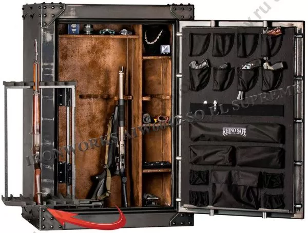 Оружейный сейф Rhino Ironworks® AIW6042-SO EL Supreme в Москве купить в интернет магазине - 5 Китов