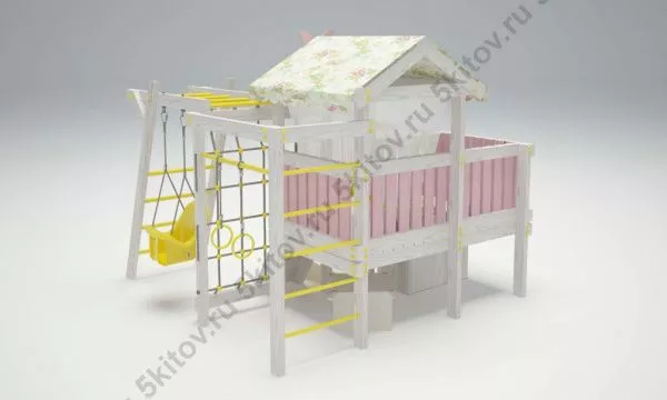Кровать-игровой комплекс Савушка Baby 2 в Москве купить в интернет магазине - 5 Китов