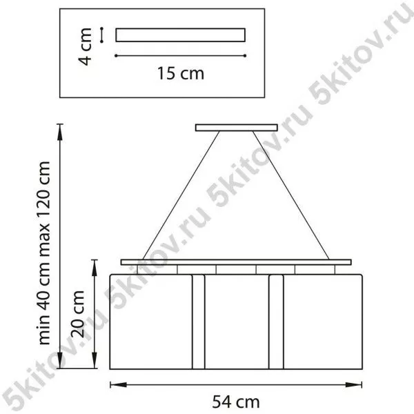 Подвес NUBI LEGNO 802135 в Москве купить в интернет магазине - 5 Китов
