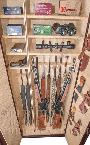Сейф с кованой инкрустацией «Древняя Русь» GunSafe BS9810 UN L43 Lux в Москве купить в интернет магазине - 5 Китов