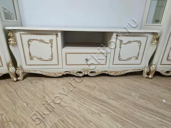 Тумба под ТВ Джоконда Диа крем глянец
