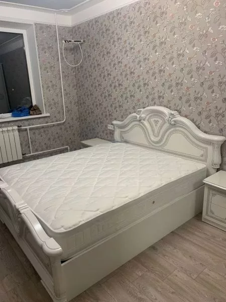 Кровать 160х200 с подъёмным механизмом Грация белая с серебром в Москве купить в интернет магазине - 5 Китов