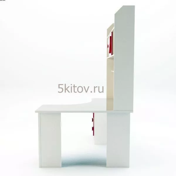 Комплект для детской Виолетта (кровать 0,9,прикроватный столик, угловой комп. стол, шкаф 3-х дверный) в Москве купить в интернет магазине - 5 Китов