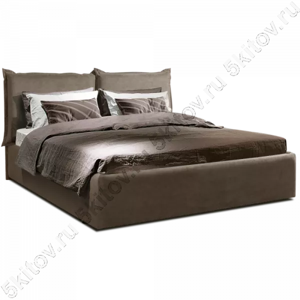 Кровать 1,8 Baveno с подъемным механизмом, пепельно-коричневый в Москве купить в интернет магазине - 5 Китов
