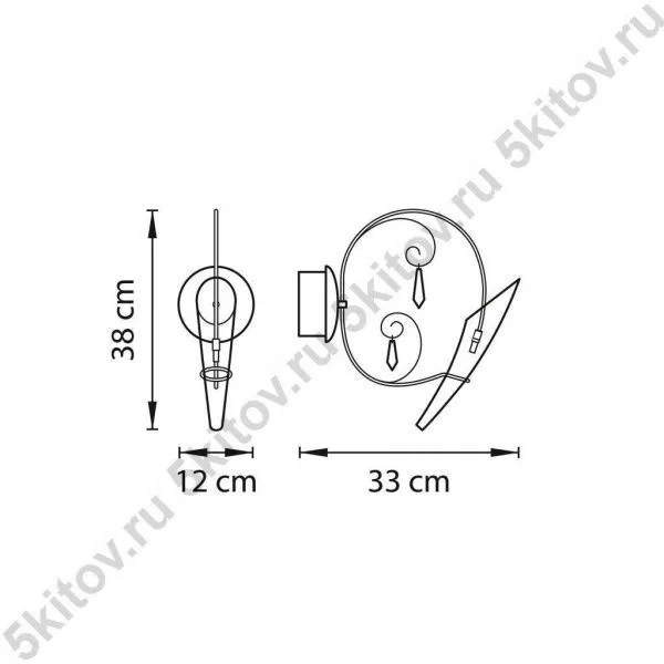 Бра Scarabeo 755614 в Москве купить в интернет магазине - 5 Китов