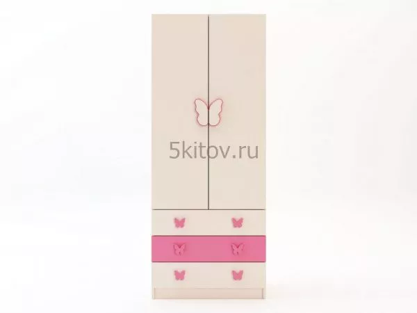 Комплект для детской Лукреция (кровать 1.2,прикроватный столик, угловой комп. стол, шкаф 2-х дверный) в Москве купить в интернет магазине - 5 Китов